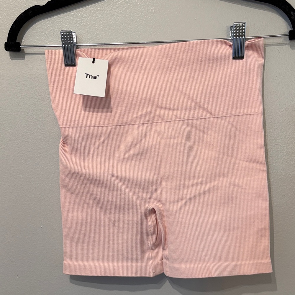 TNA Women's Soft Pink Bike Shorts